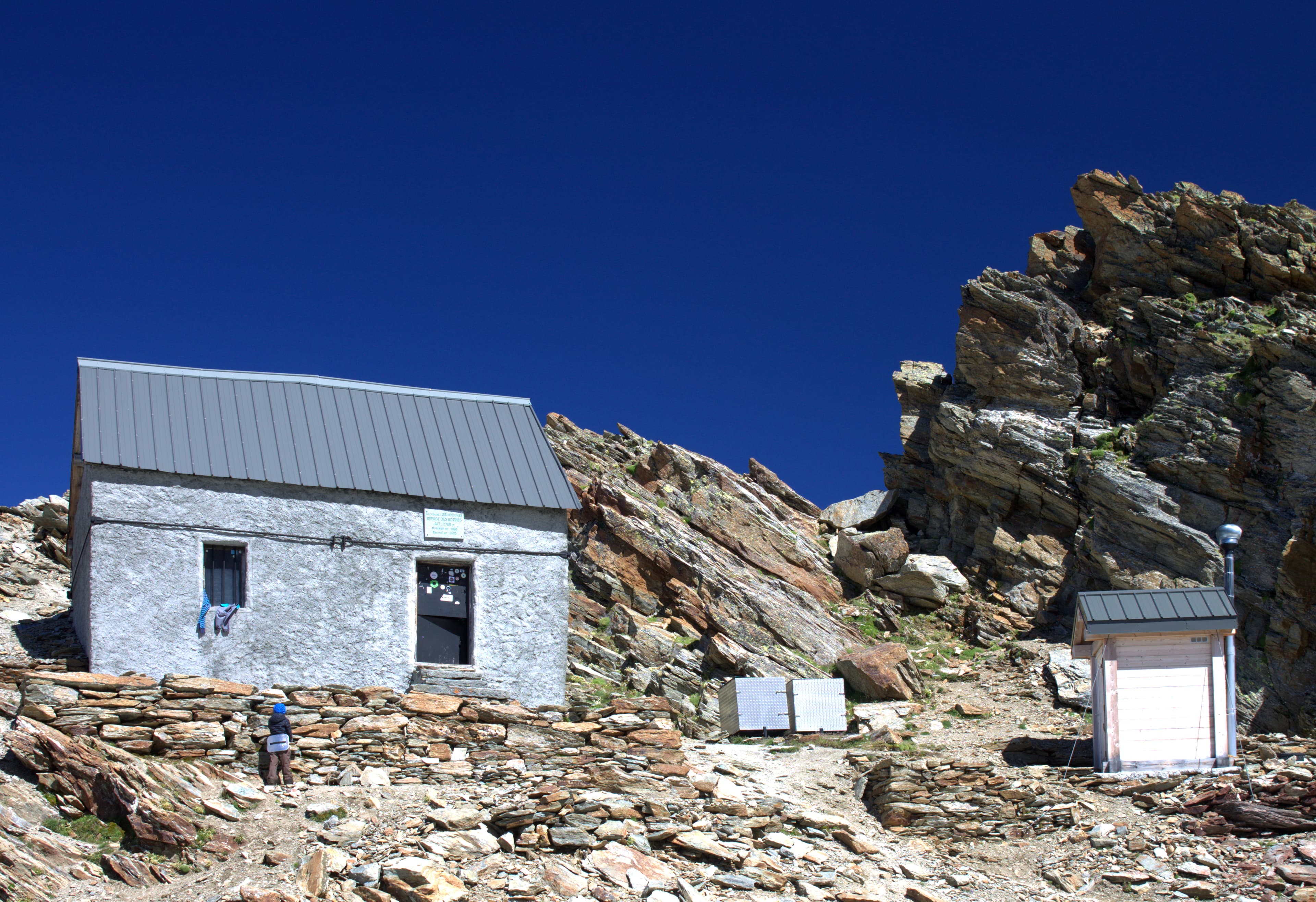 Außenansicht der Cabane des Rognes